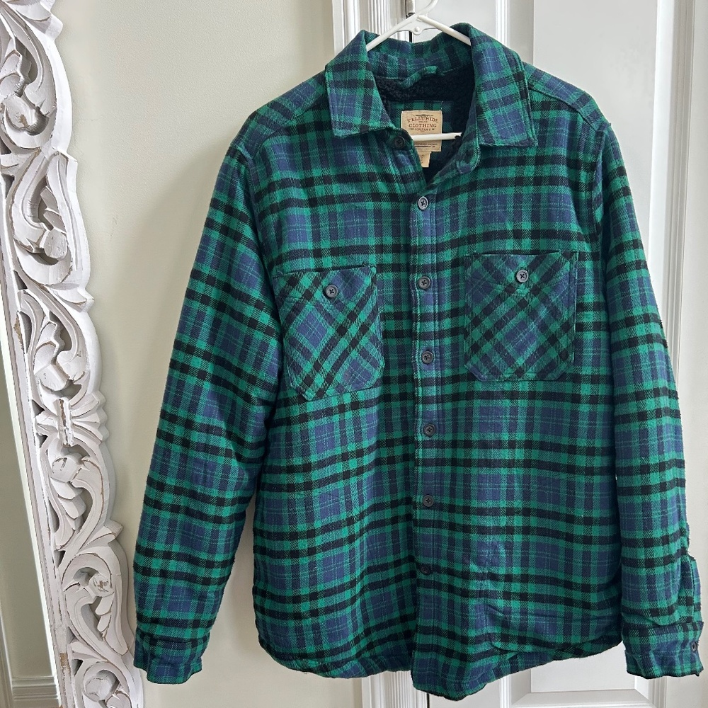 Telluride Sherpa line thick flannel Men's Jacket